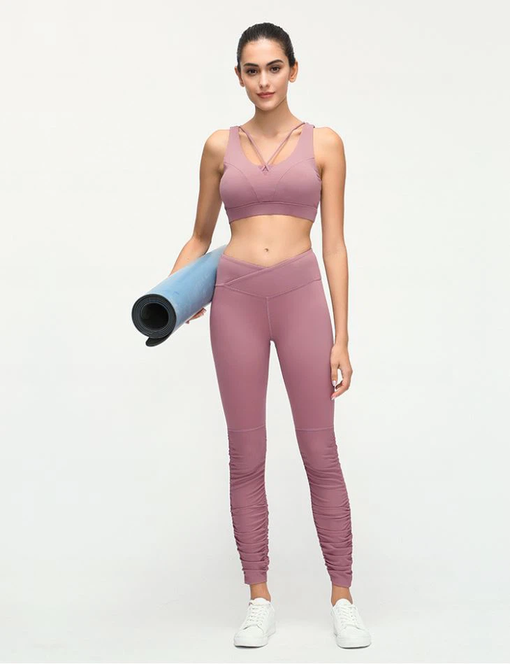 100% Cotton Material And Fitness Yoga Wear
