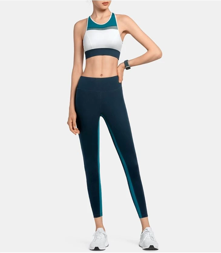 striped yoga leggings