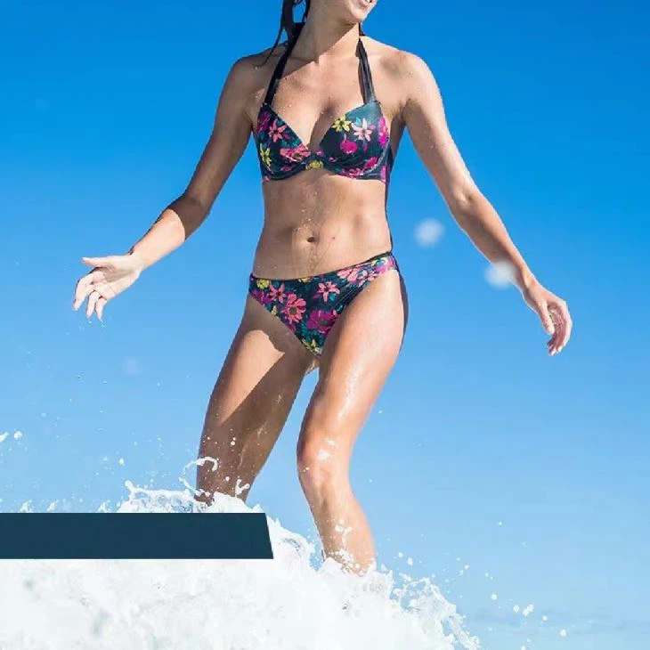 Summer Vacation Leopard-print Women Beachwear
