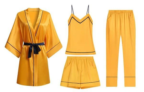 V-neck Ladies Pajamas Cotton Cute Sleepwear