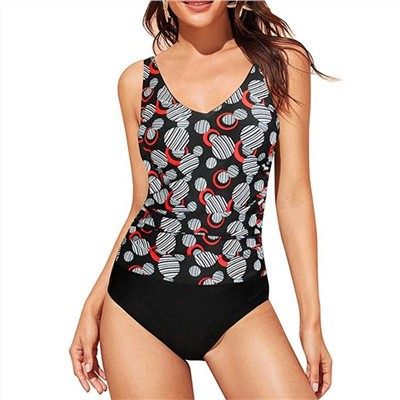 Women Swimwear Printing 2 Piece Floral