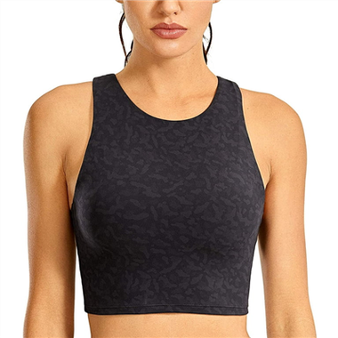 High Neck Yoga Bra