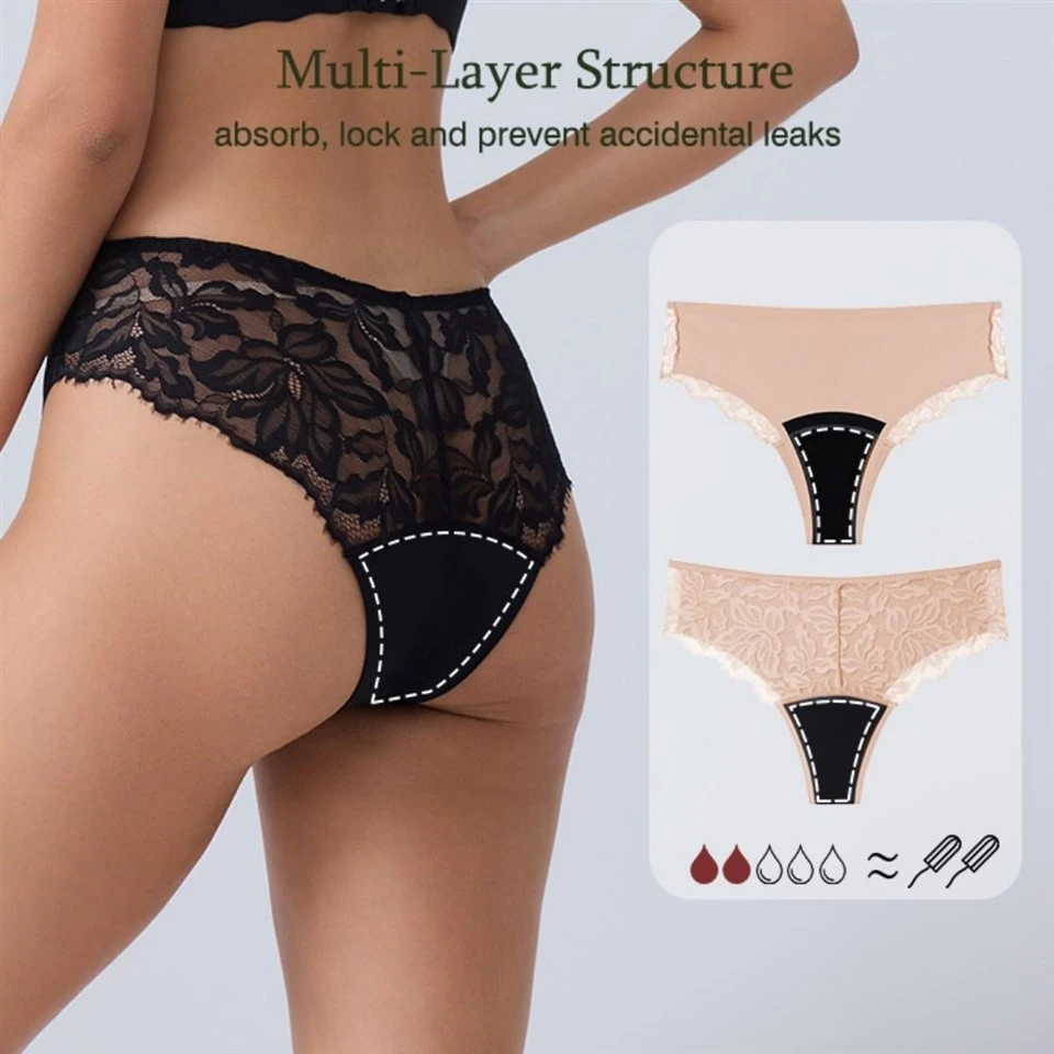 Women's High-Rise Solid 4-Layer Menstrual Underwear suppliers