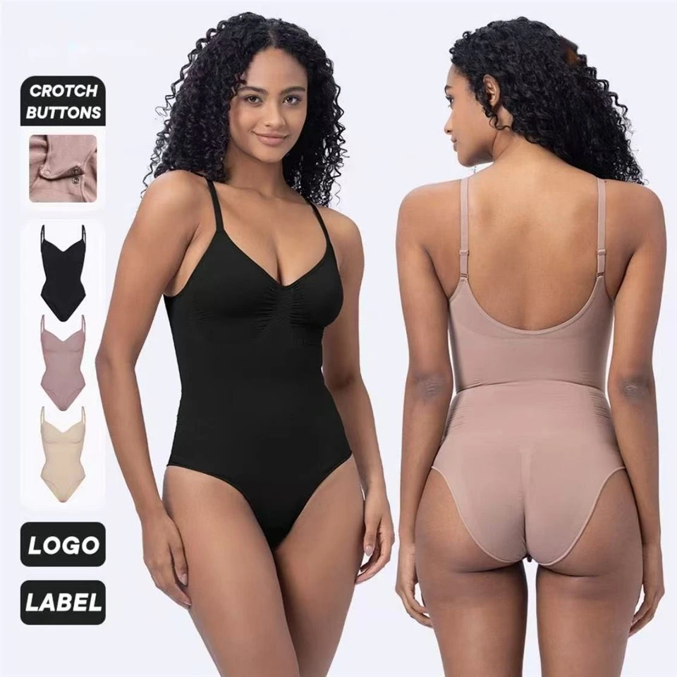 Body Shaper Bodysuit Woven Seamless Shapewear