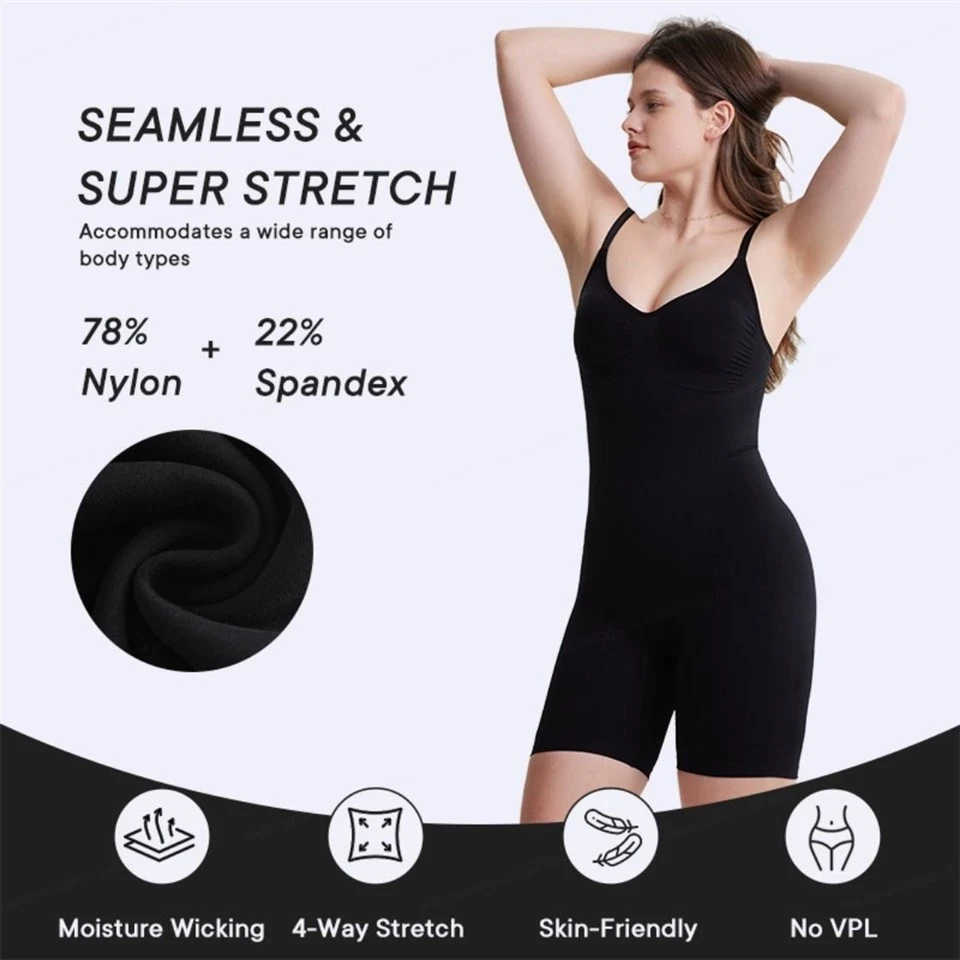 Body Shaper Woven Breathable Seamless Bodysuit high quality