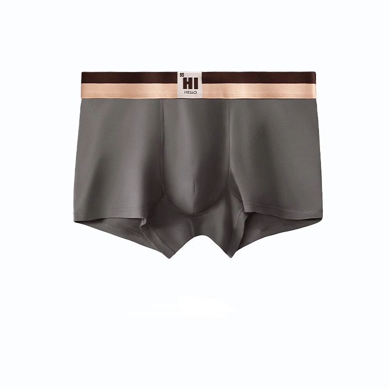 Pure Cotton Men's Oversized Underwear Sports Breathable Boxer Briefs