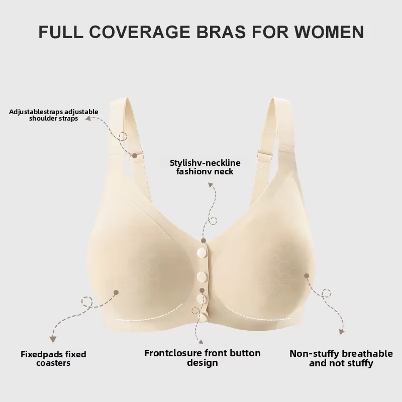 Front-closure Nursing Bra Womens Plus-size Seamless Underwear suppliers