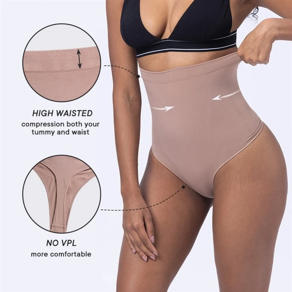 High Waist Seamless Breathable Firm Control Shapewear Underwear suppliers