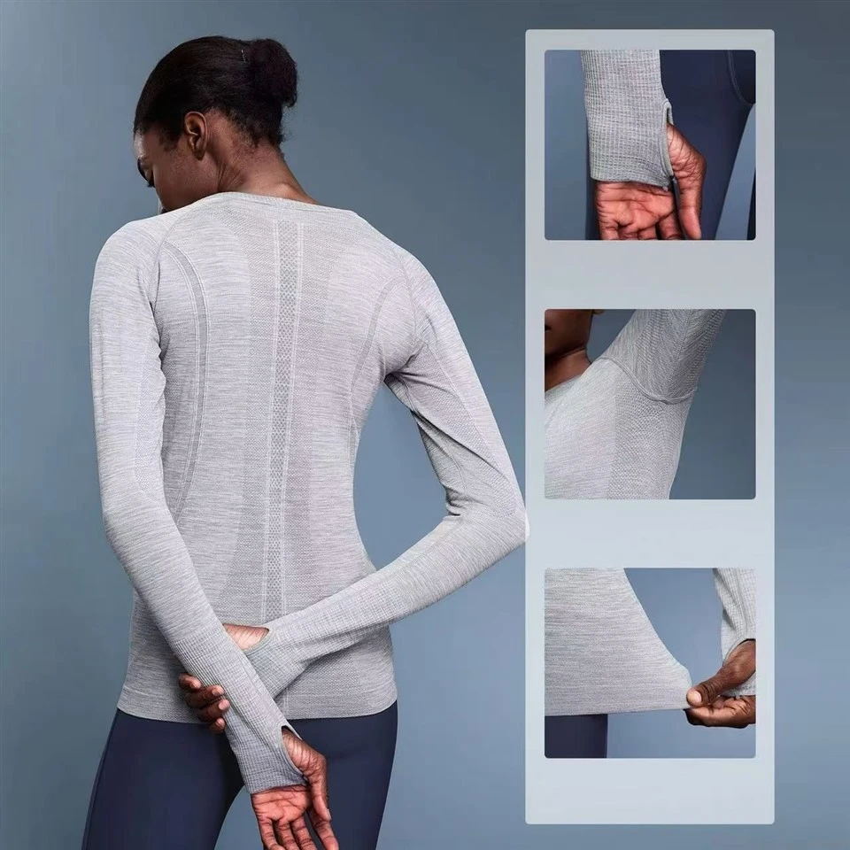 New Seamless Long-Sleeve Yoga Top factory