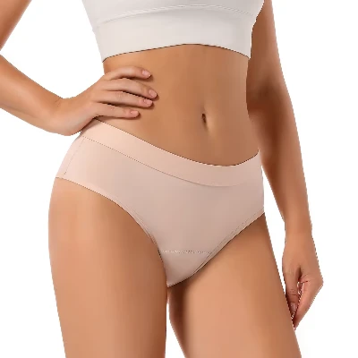 High-Rise Breathable Knitted Hipster Period Underwear High-Rise Breathable Knitted Hipster Period Underwear