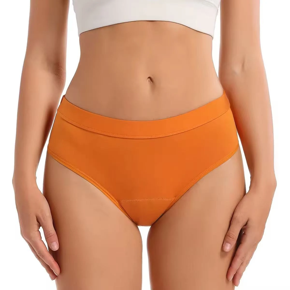 High-Rise Breathable Knitted Hipster Period Underwear High-Rise Breathable Knitted Hipster Period Underwear