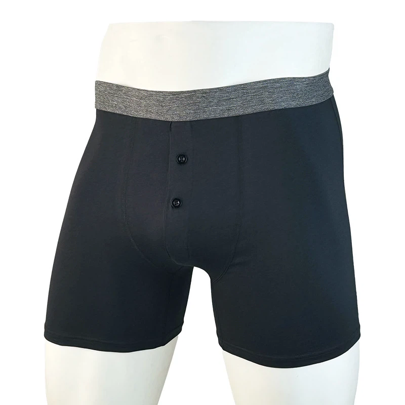 Mid-Rise Men's Boxer Briefs with Anti-Bacterial Protection, Cotton Spandex Fabric-0-cib Mid-Rise Men's Boxer Briefs with Anti-Bacterial Protection, Cotton Spandex Fabric-0-cib