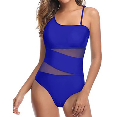 Solid Color Breathable One-piece Swimsuit-0-cib Solid Color Breathable One-piece Swimsuit-0-cib