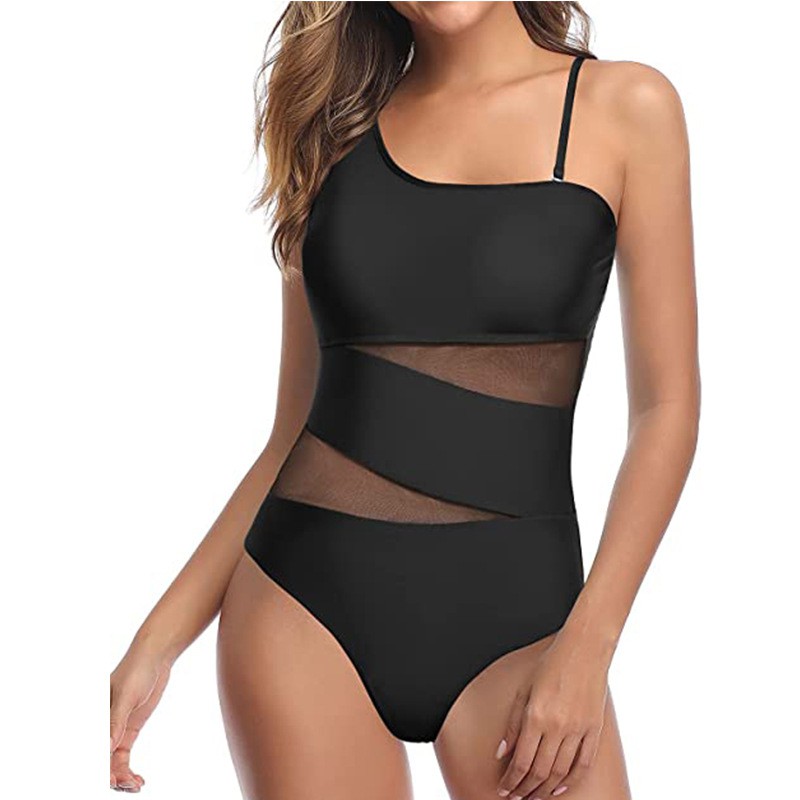 Solid Color Breathable One-piece Swimsuit Solid Color Breathable One-piece Swimsuit