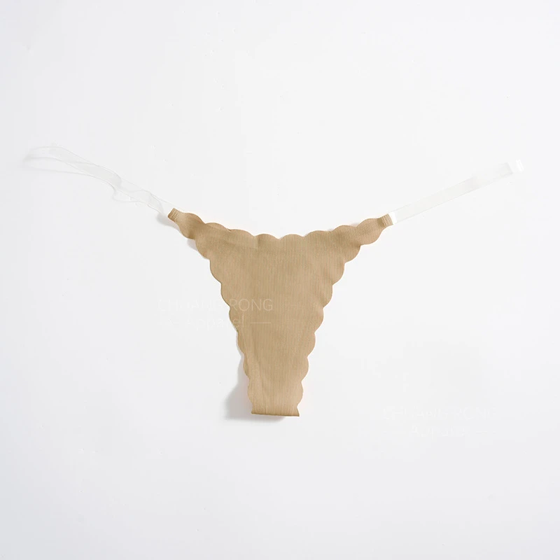 Solid Seamless Thong Low-rise Fitness Panties Solid Seamless Thong Low-rise Fitness Panties