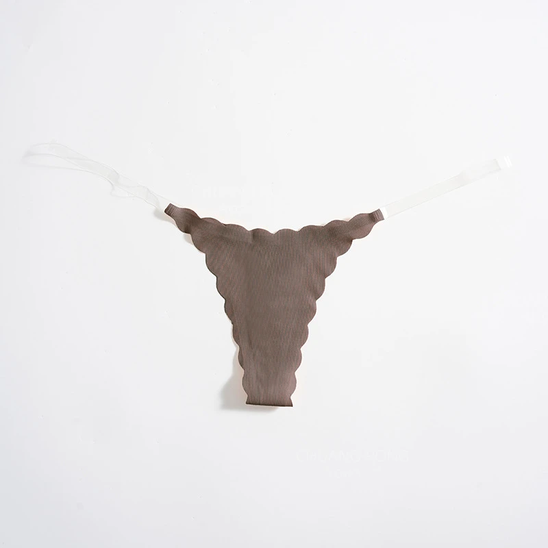 Solid Seamless Thong Low-rise Fitness Panties Solid Seamless Thong Low-rise Fitness Panties
