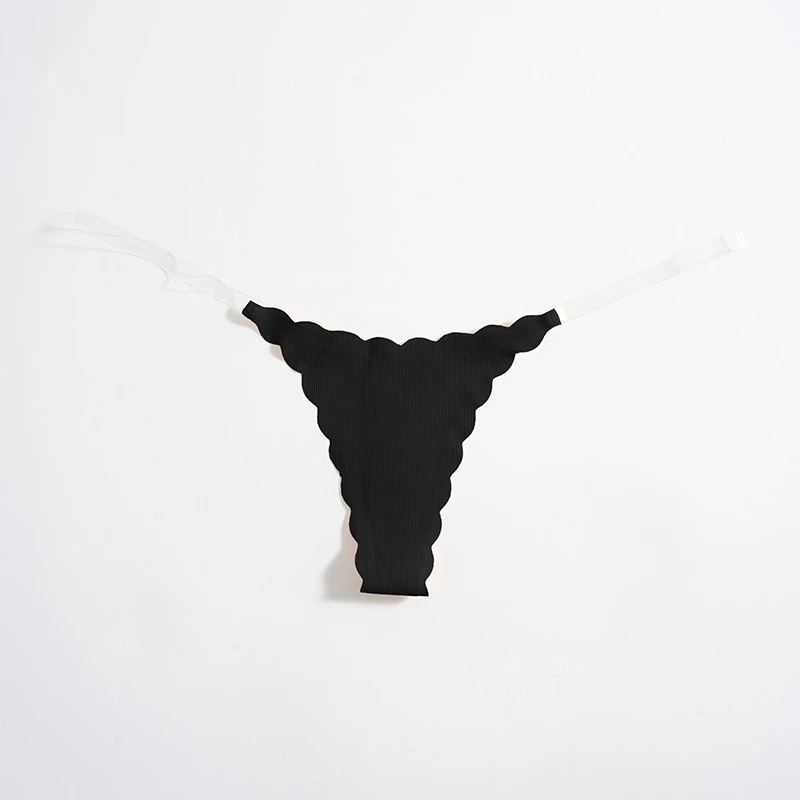 Solid Seamless Thong Low-rise Fitness Panties Solid Seamless Thong Low-rise Fitness Panties