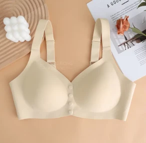 Front-Closure Nursing Bra Womens Plus-Size Seamless Underwear Front-Closure Nursing Bra Womens Plus-Size Seamless Underwear