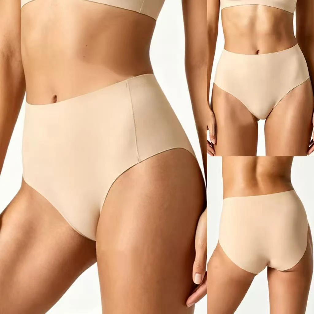 Cotton Women's High-Waisted Solid Panties Cotton Women's High-Waisted Solid Panties