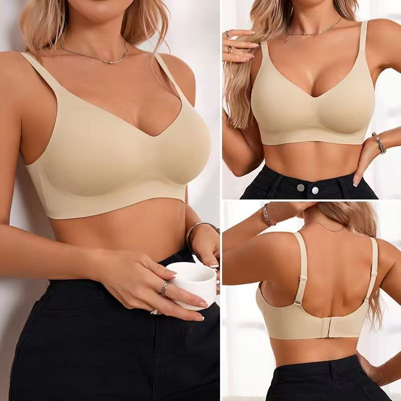 Thin Seamless Solid Breathable Wireless Invisible Bra Thin Seamless Solid Breathable Wireless Invisible Bra