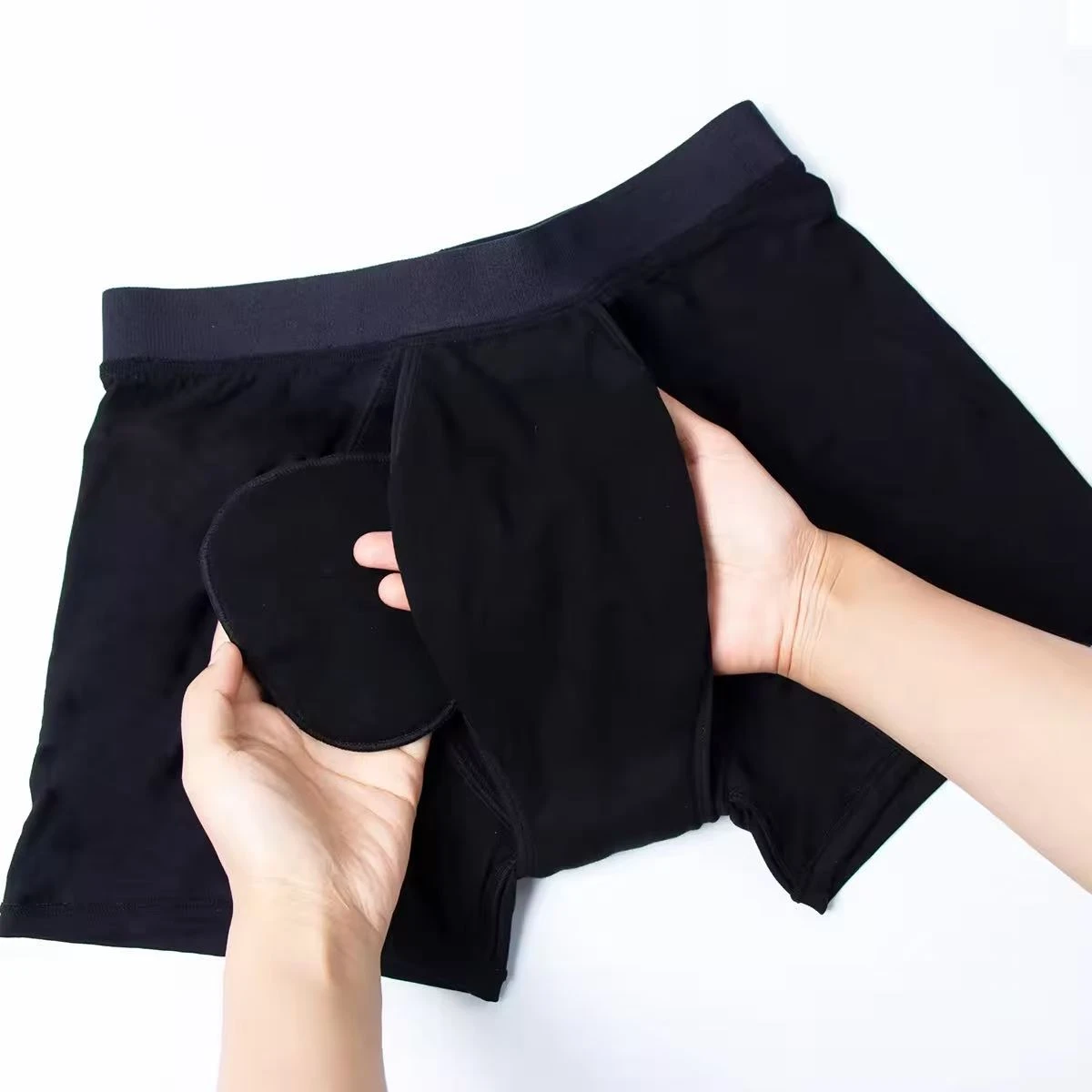 Men's Incontinence Underwear Leak Proof Washable Reusable Cotton Boxer Brief Men's Incontinence Underwear Leak Proof Washable Reusable Cotton Boxer Brief