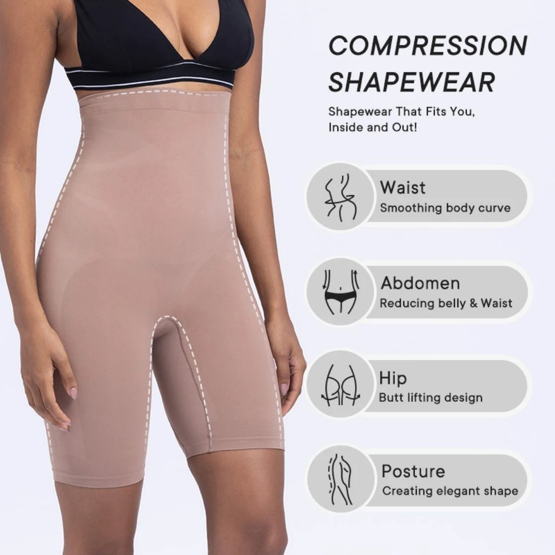 Plus Size Full Body Shaper Shapewear High Waist Panties Plus Size Full Body Shaper Shapewear High Waist Panties