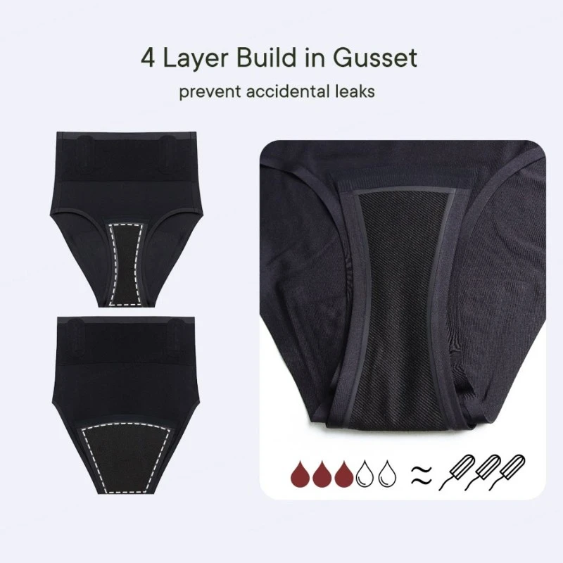 Menstrual Shaping Pants Mid-Rise Tummy Control Menstrual Shaping Pants Mid-Rise Tummy Control