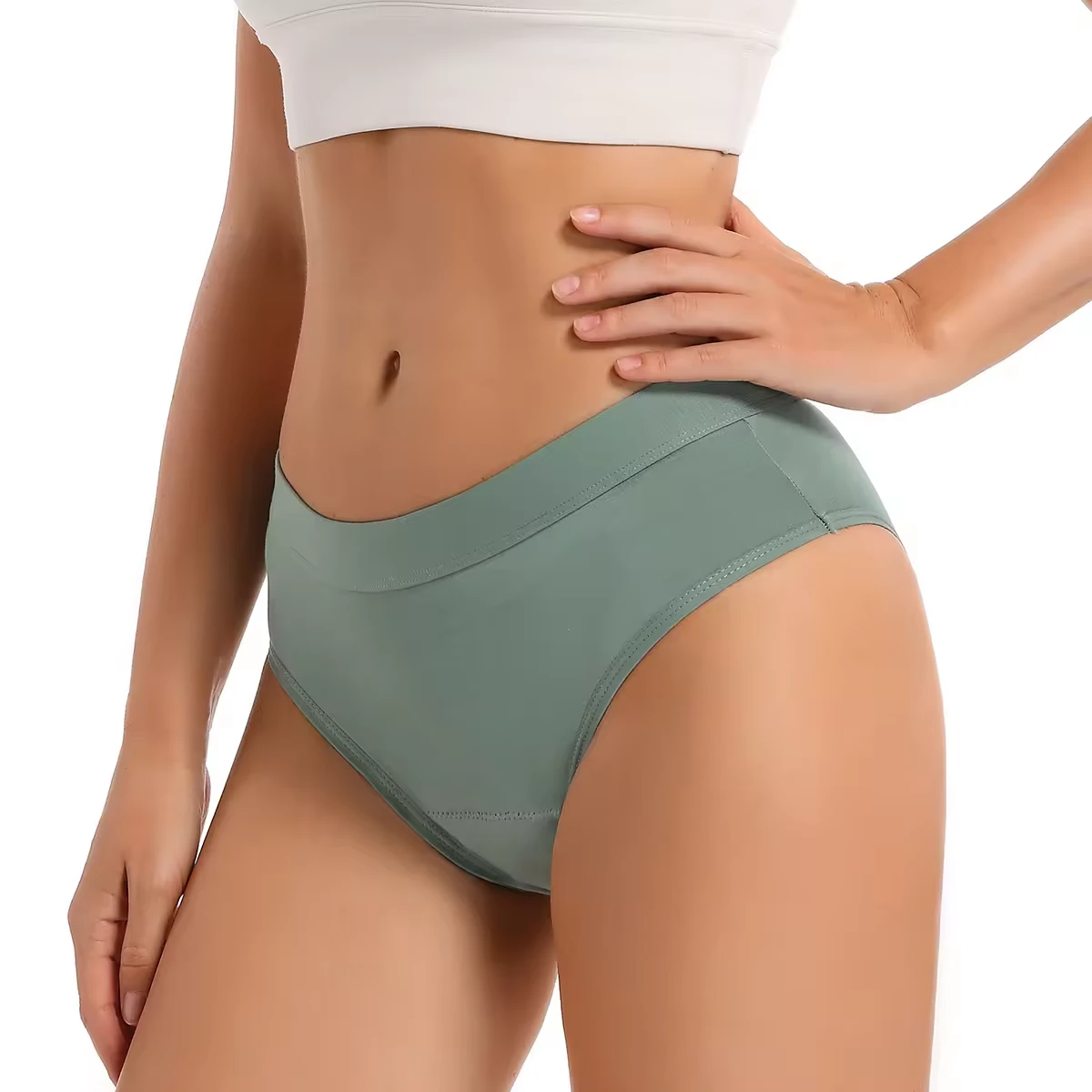 High-Rise Breathable Knitted Hipster Period Underwear High-Rise Breathable Knitted Hipster Period Underwear