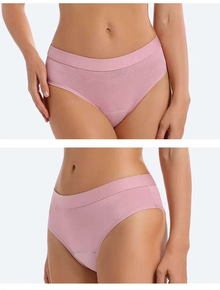 High-Rise Breathable Knitted Hipster Period Underwear High-Rise Breathable Knitted Hipster Period Underwear