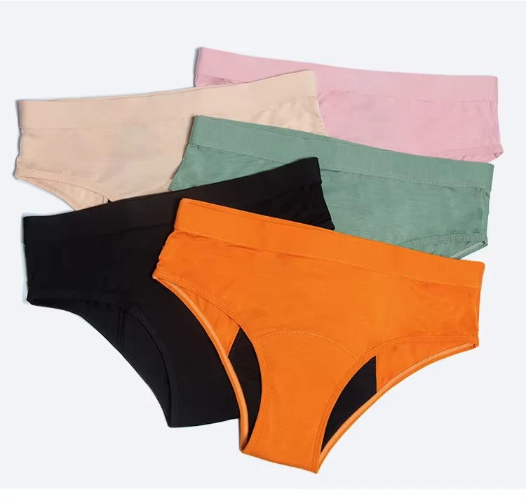High-Rise Breathable Knitted Hipster Period Underwear High-Rise Breathable Knitted Hipster Period Underwear