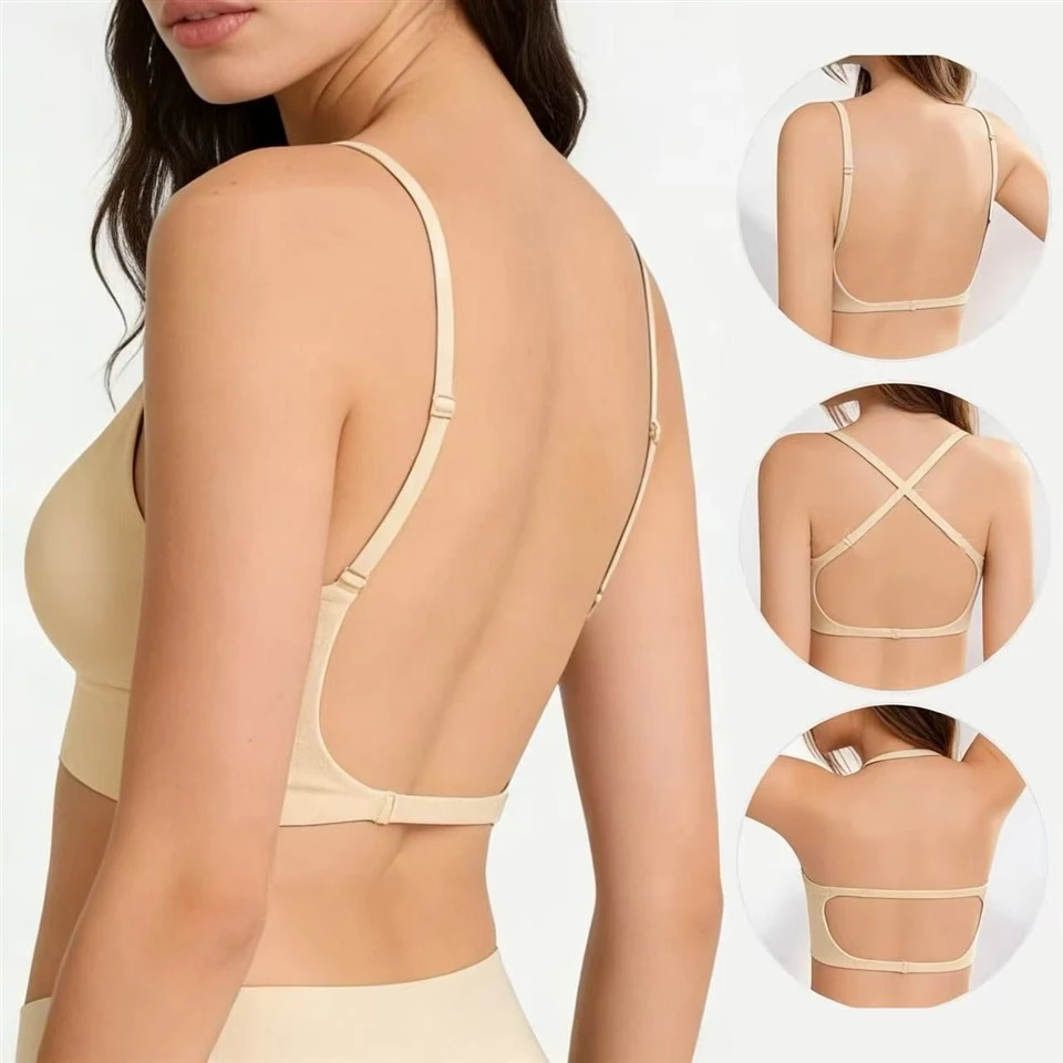 Seamless Wireless Bra V Neck Underwear suppliers