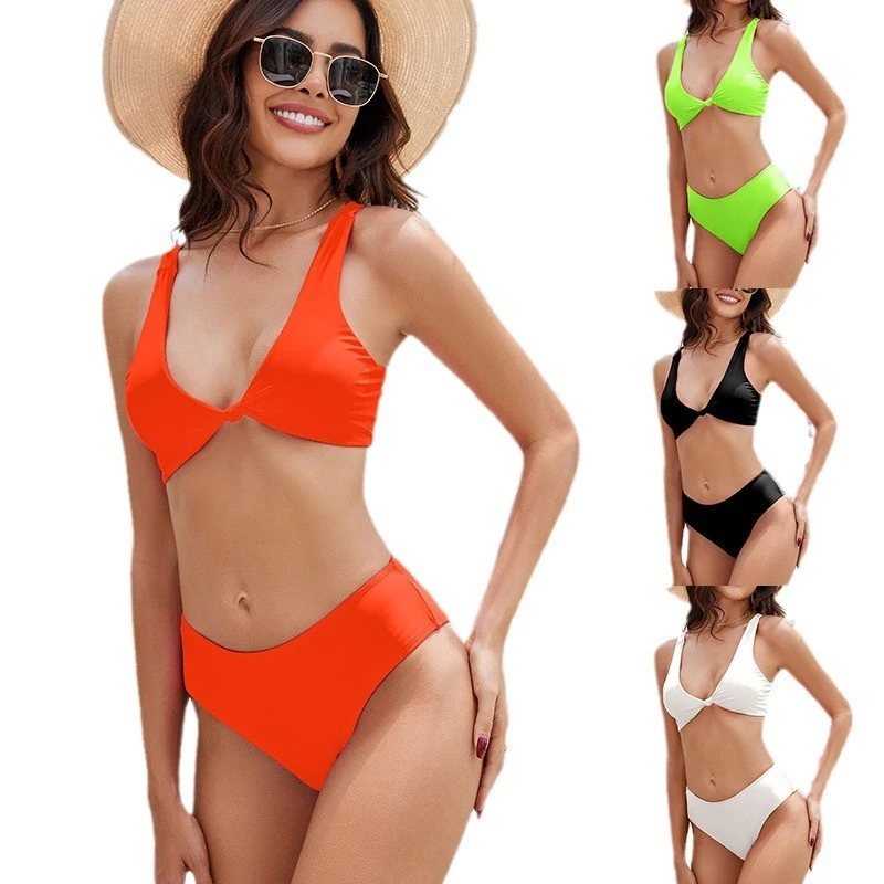 Sexy High-Waist 2 Piece Set Women's Swimsuit suppliers