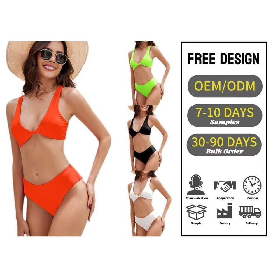 Sexy High-Waist 2 Piece Set Women's Swimsuit