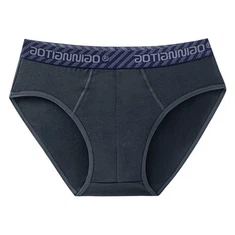 Men's Underwear Comfortable Mid Waist Multi Printed Breathable Elastic Large Size Triangle Briefs