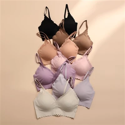 Push-Up Seamless Wireless Bra Women's Comfort Underwear