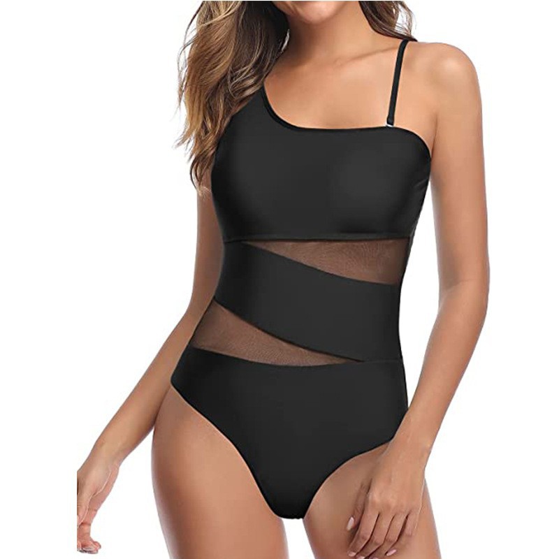 Solid Color Breathable One-piece Swimsuit best