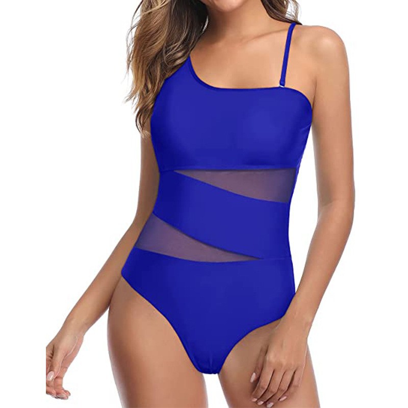 Solid Color Breathable One-piece Swimsuit suppliers