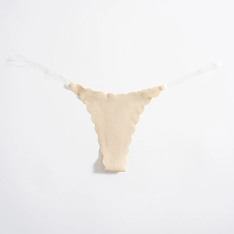 Solid Seamless Thong Low-rise Fitness Panties suppliers