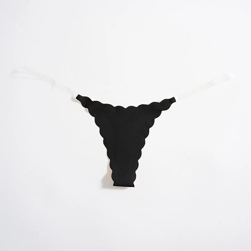 Solid Seamless Thong Low-rise Fitness Panties factory