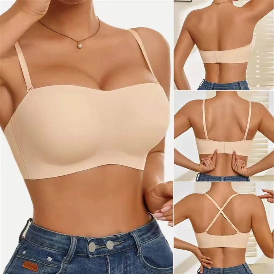 Strapless Bra Women Wire Free Underwear suppliers