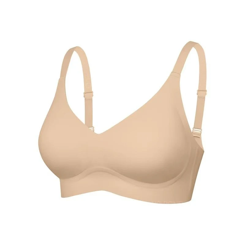 Thin Seamless Solid Breathable Wireless Invisible Bra factory