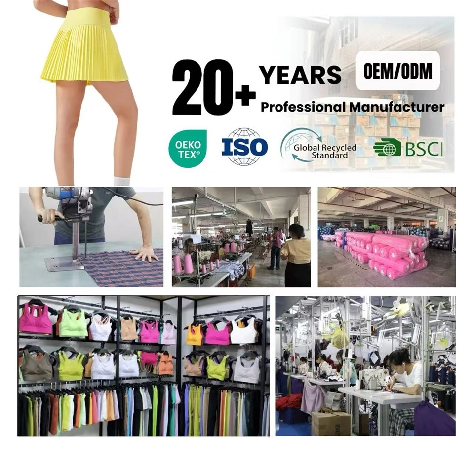 Women's High Waist Tennis Skirts With Pockets Custom high quality