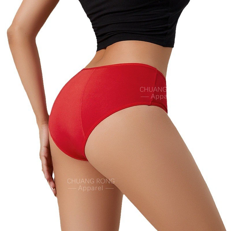 Women's Menstrual Underwear High Absorbency Anti-Leak Cotton Antibacterial Gusset Summer Underwear