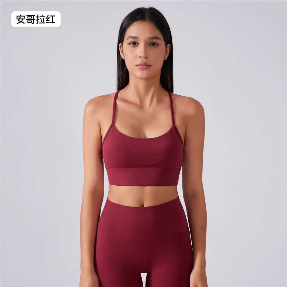 Women's New Style Sports Bra Sexy Y-Back Design Enhanced Support Yoga Bra